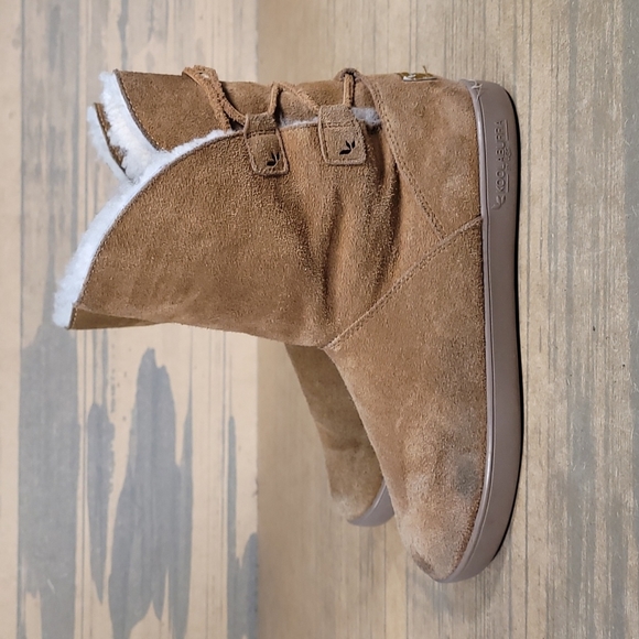 Koolaburra By UGG Womens Shazi Short Lace Up Back Suede Boots - Picture 4 of 9